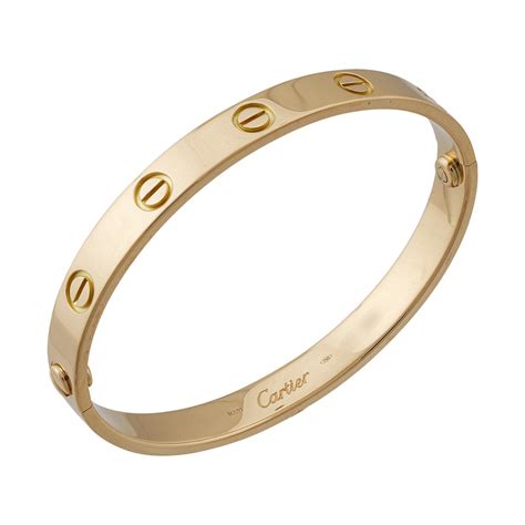 18k gold cartier bracelet|cartier gold love bracelet price.